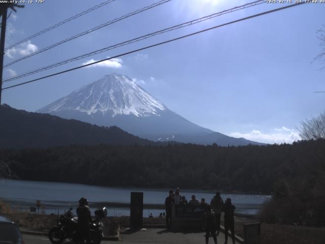 西湖からの富士山