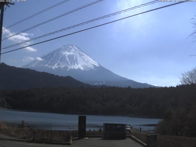 西湖からの富士山