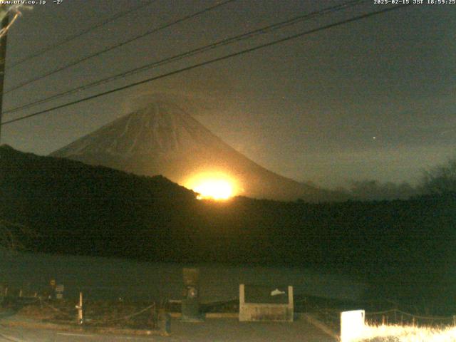 西湖からの富士山