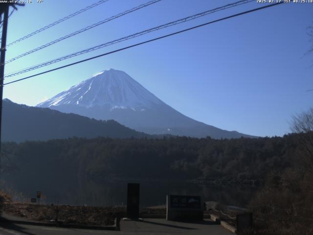 西湖からの富士山