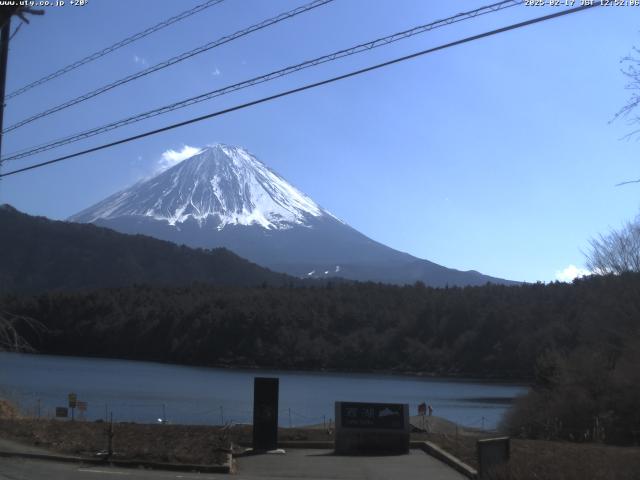 西湖からの富士山