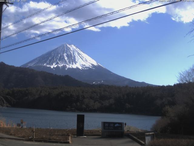 西湖からの富士山