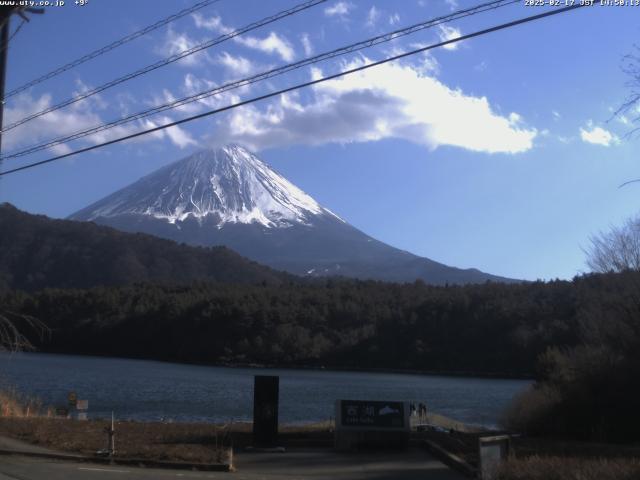 西湖からの富士山