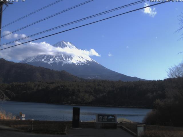 西湖からの富士山