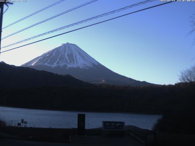 西湖からの富士山