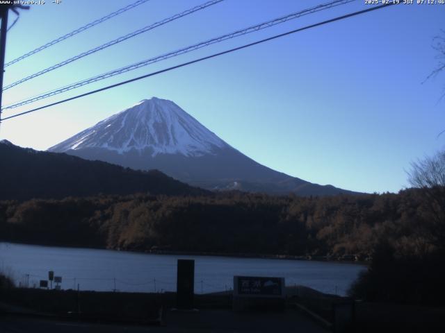 西湖からの富士山