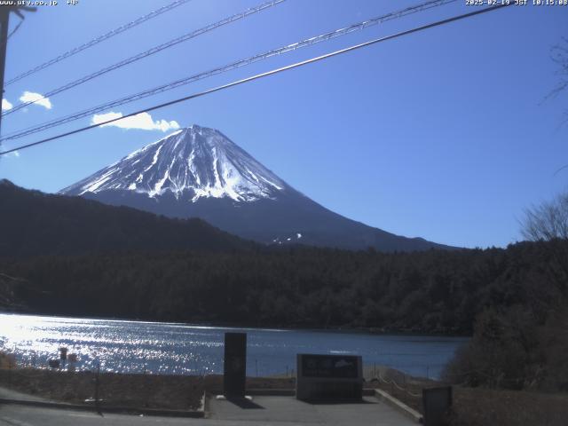 西湖からの富士山