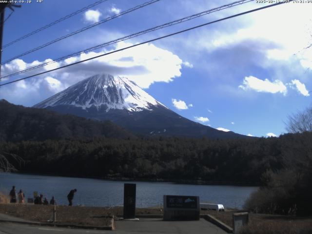 西湖からの富士山