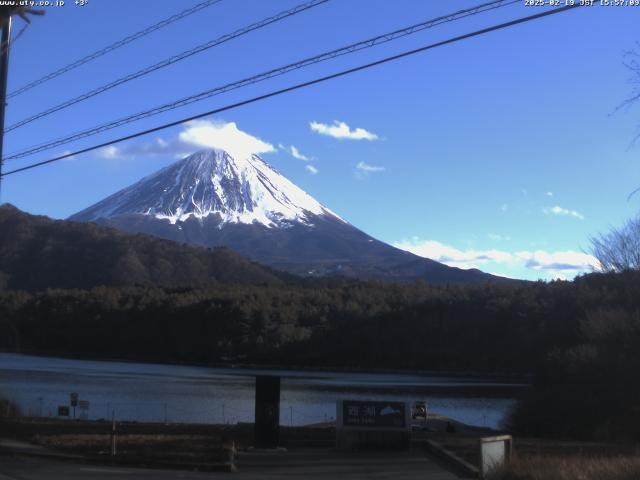 西湖からの富士山