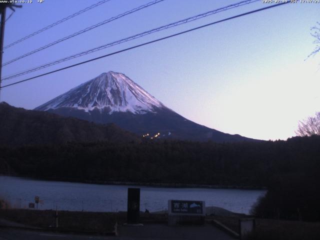 西湖からの富士山