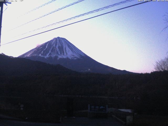 西湖からの富士山