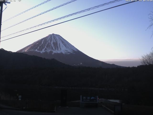 西湖からの富士山