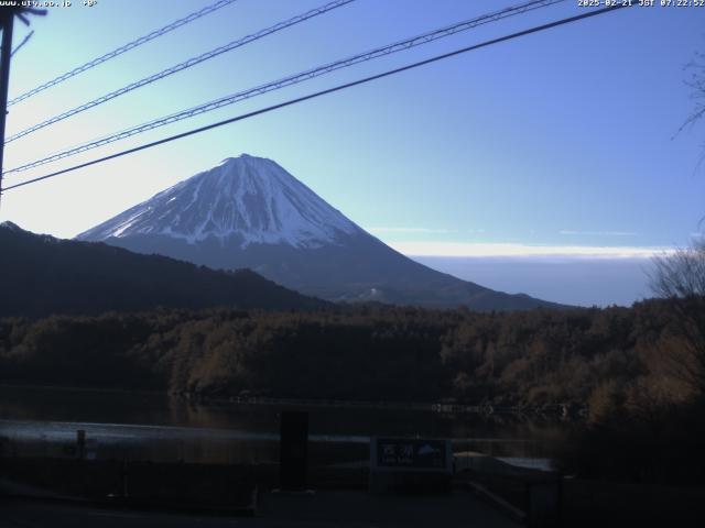 西湖からの富士山