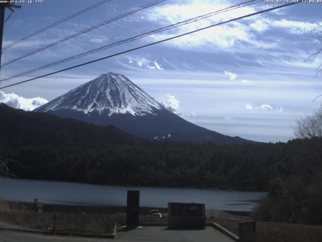 西湖からの富士山