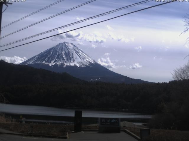 西湖からの富士山