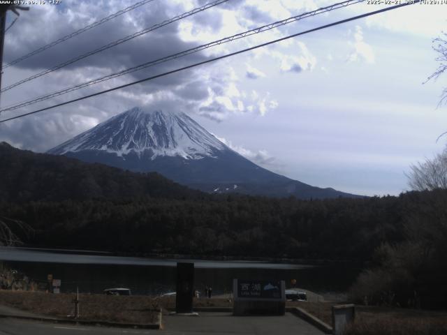 西湖からの富士山