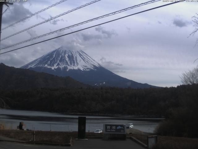 西湖からの富士山