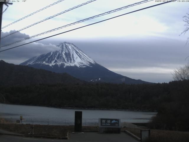 西湖からの富士山