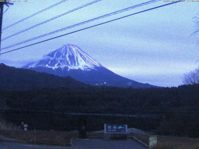 西湖からの富士山