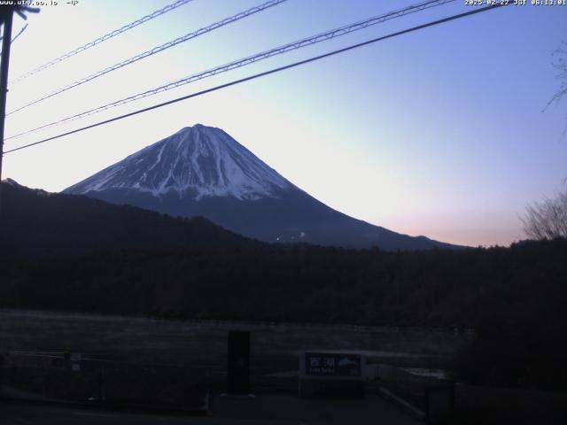 西湖からの富士山