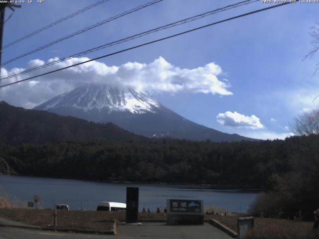 西湖からの富士山