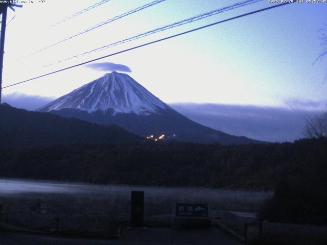 西湖からの富士山