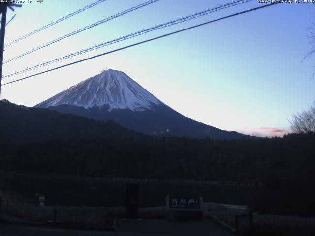 西湖からの富士山