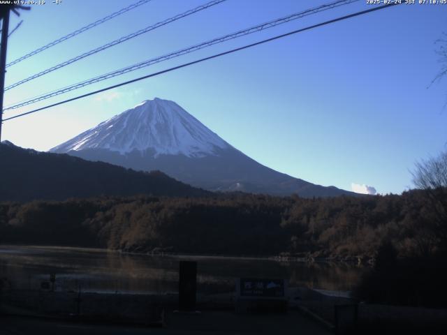 西湖からの富士山