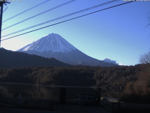 西湖からの富士山