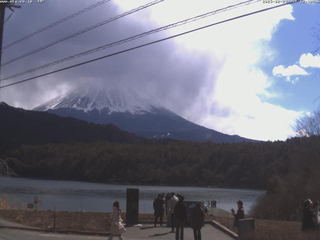 西湖からの富士山