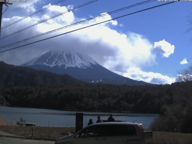 西湖からの富士山