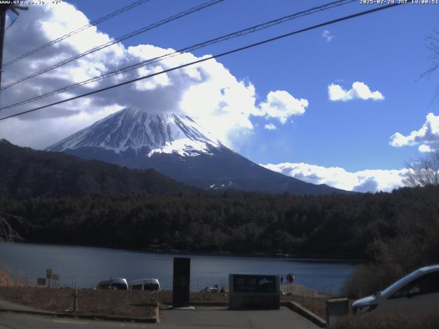 西湖からの富士山