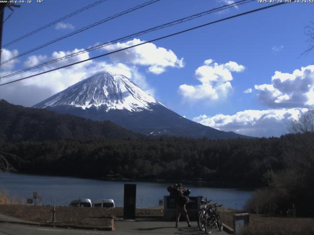 西湖からの富士山