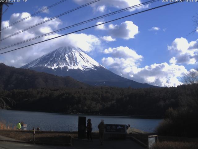 西湖からの富士山