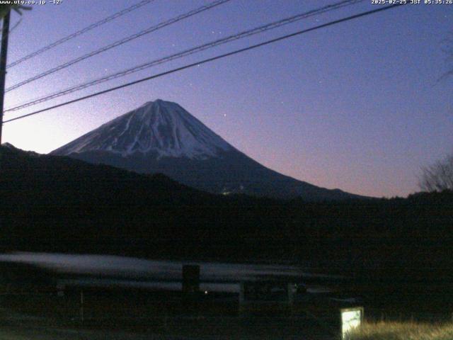 西湖からの富士山