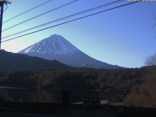 西湖からの富士山