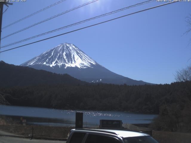 西湖からの富士山