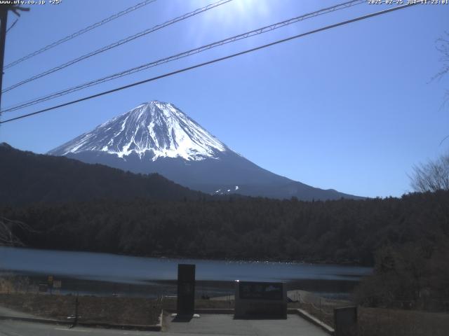 西湖からの富士山