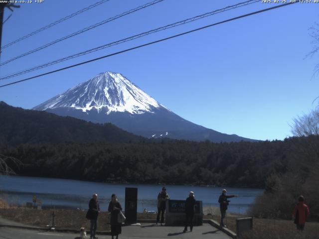 西湖からの富士山