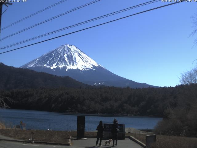 西湖からの富士山