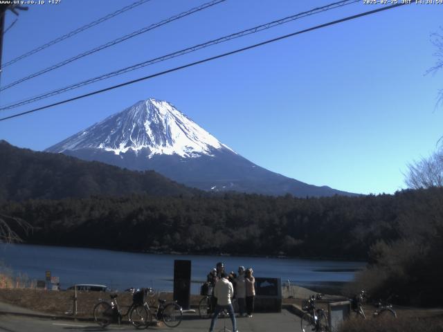 西湖からの富士山