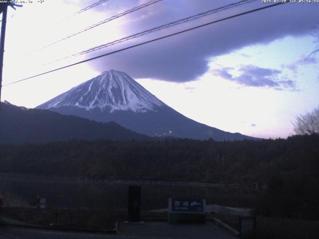 西湖からの富士山