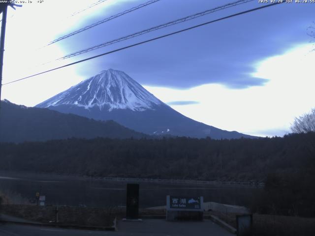 西湖からの富士山