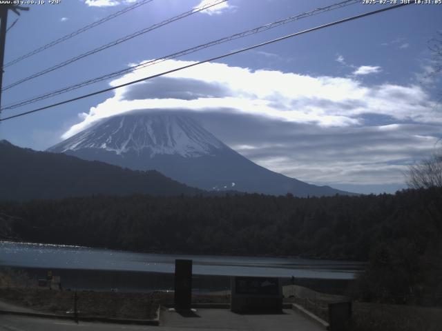 西湖からの富士山