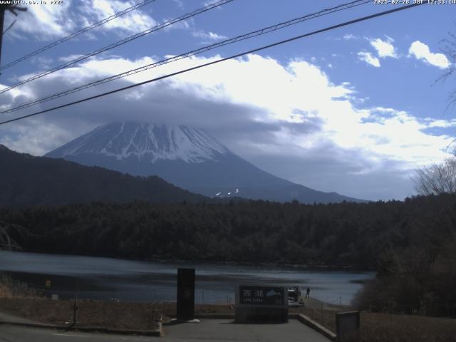 西湖からの富士山