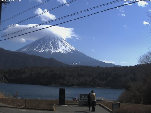 西湖からの富士山