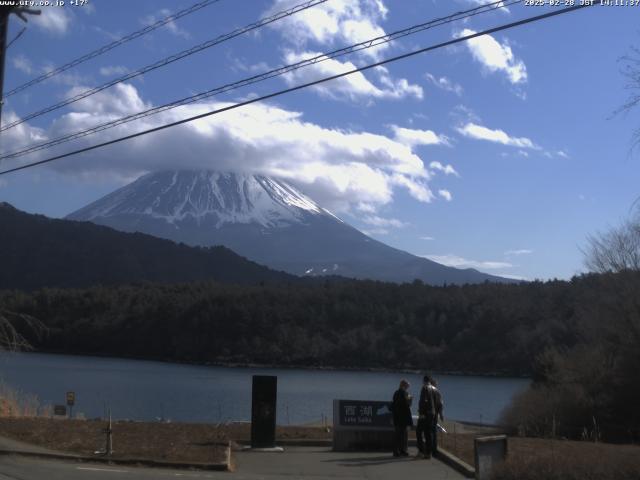 西湖からの富士山