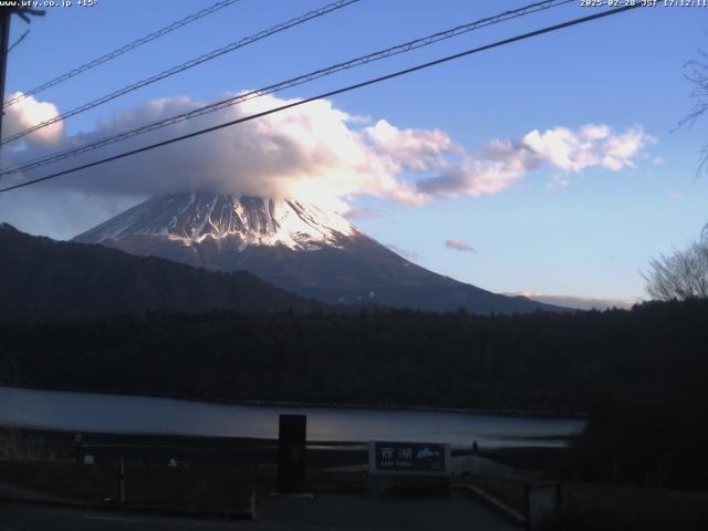 西湖からの富士山