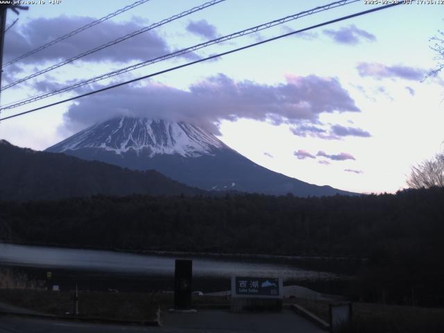 西湖からの富士山