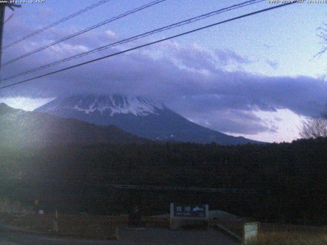 西湖からの富士山